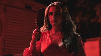 Huma Qureshi in 'Monica, O My Darling'. (Image: Netflix)