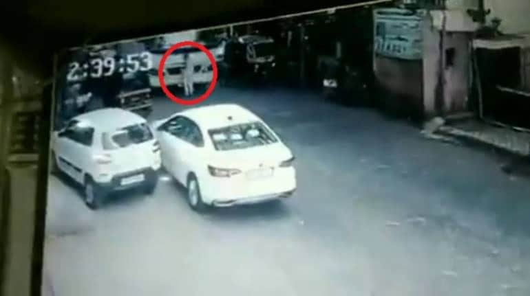 Caught on camera: Mumbai man knocked down by bus makes miraculous escape