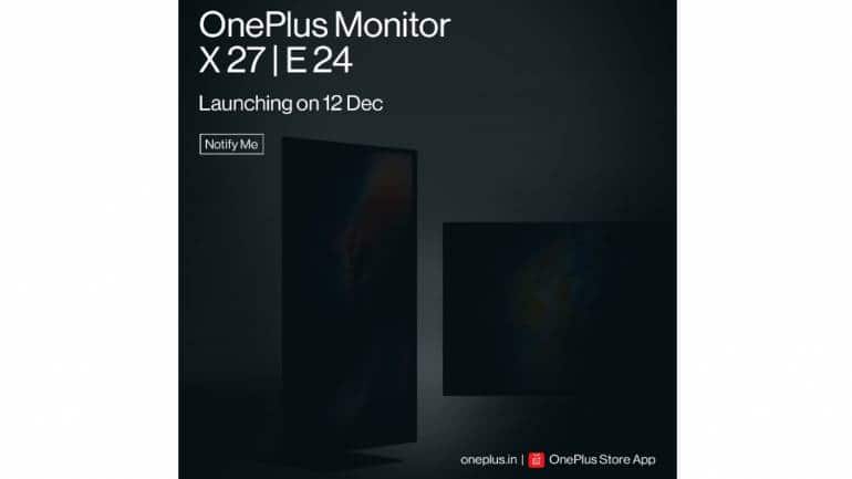 OnePlus to launch two PC monitors in India on December 12