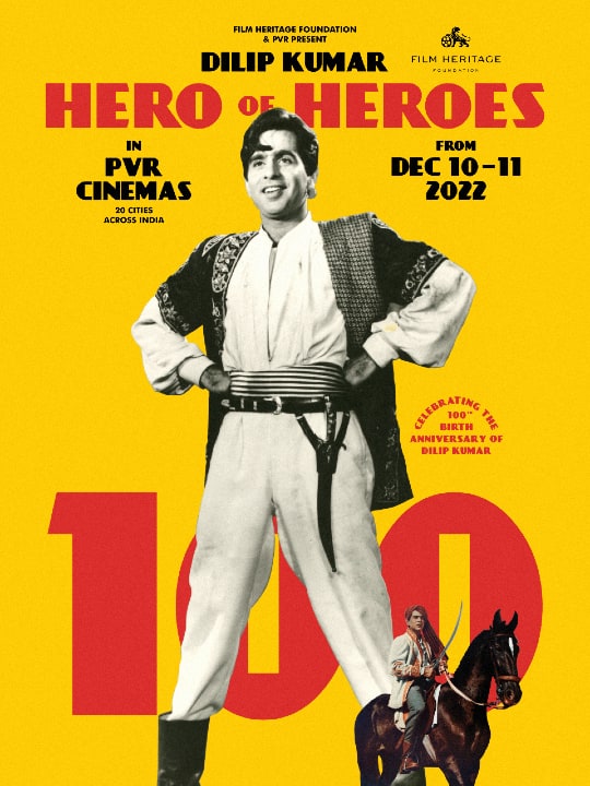 Dilip Kumar Hero of Heroes Poster