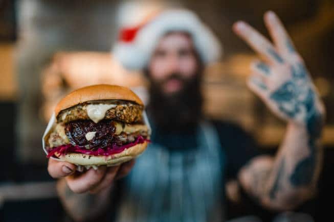 Burger at Original Patty Men, Birmingham