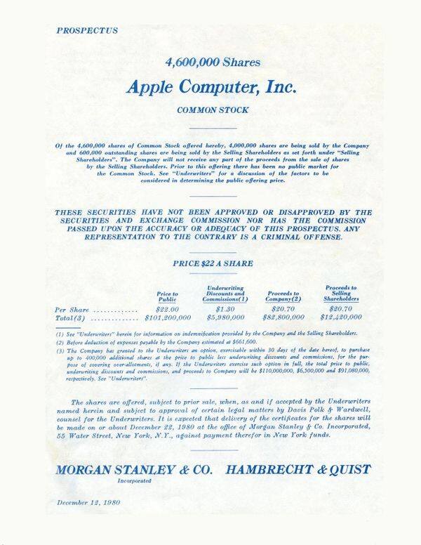 Today in tech history: Apple IPO
