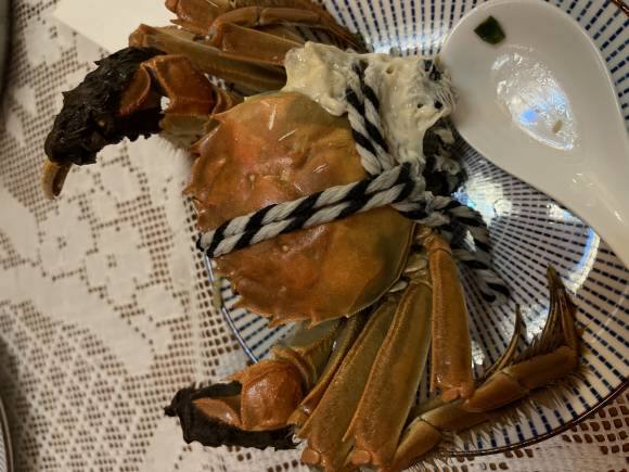 Steamed hairy crab in Shanghai, China. (Photo: Abhijit Dutta)