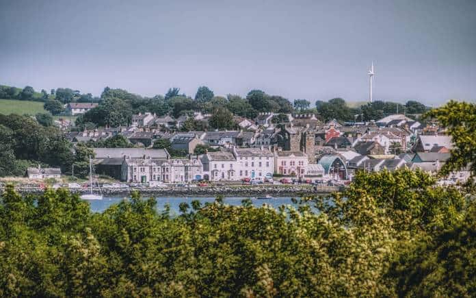 The town of Portaferry on the Ards Peninsula at Strangford Lough, as seen from Castle Ward. (Photo: K Mitch Hodge via Unsplash)
