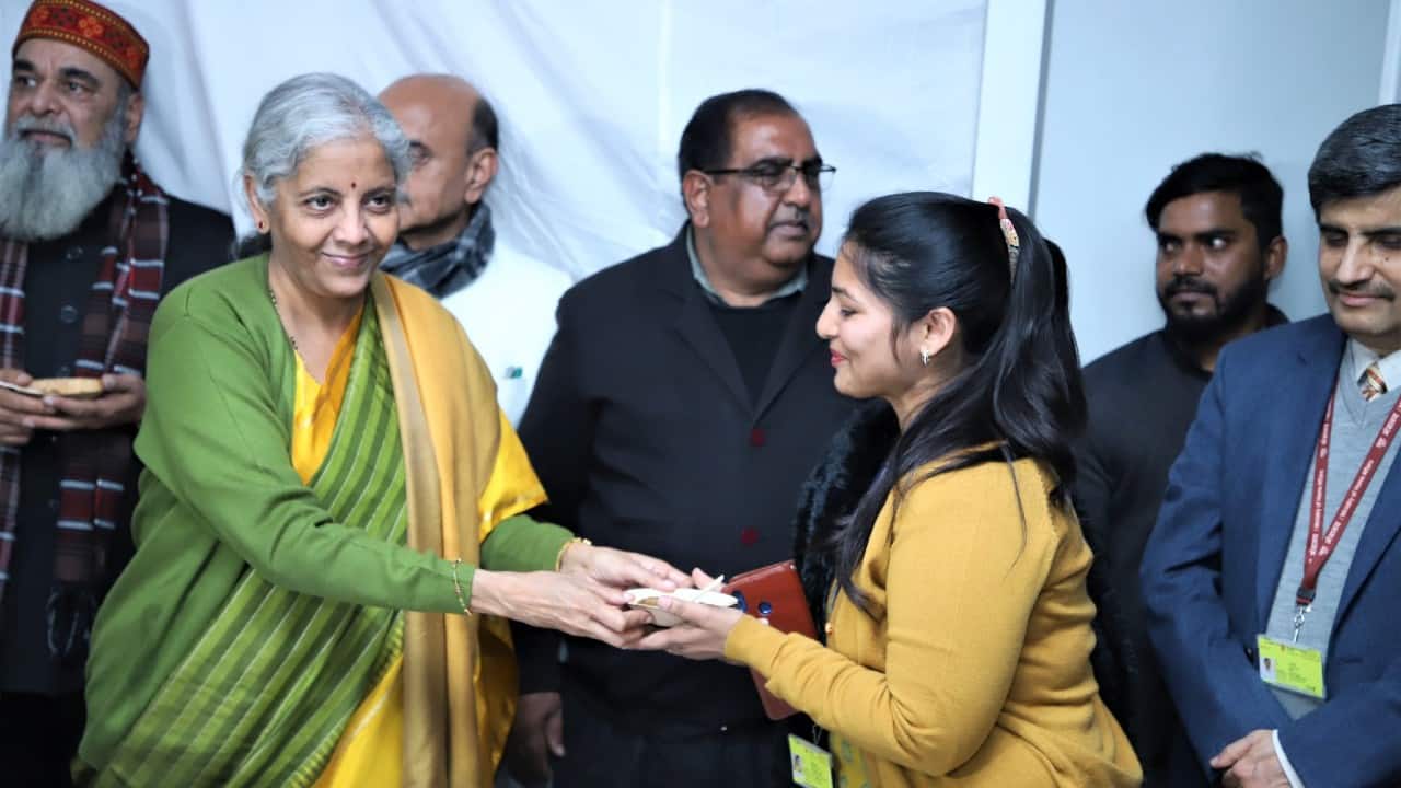 Budget 2023 In Pics Customary halwa Ceremony Held On Jan 26 Marks