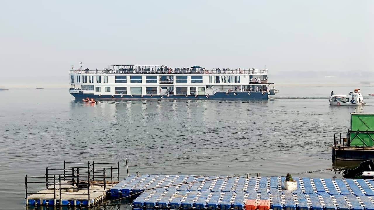 Speaking at the occasion, PM Modi said, &quot;I want to tell passengers onboard river cruise liner MV Ganga Vilas that India has everything you can imagine. It also has lot beyond your imagination. India can't be defined in words. India can only be experienced from the heart because India has opened her heart for everyone.&quot; (Image: Twitter @uptourismgov)