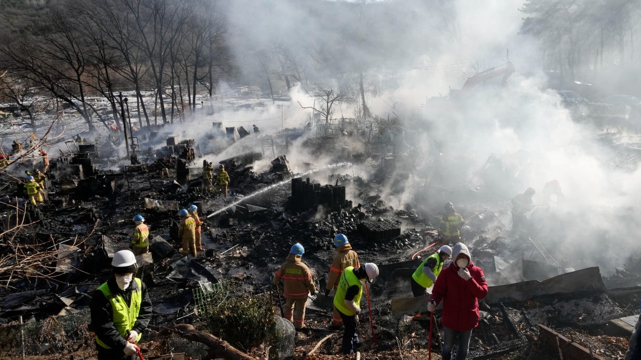 The country is still reeling from its worst disaster in almost a decade, after nearly 160 people died in a crowd surge at a Seoul nightlife district in October. Experts blame that deadly crush on poor planning by police and administrative officials, who failed to employ basic crowd control measures despite anticipating huge gatherings of Halloween revelers. Guryong village, an illegal encampment located near some of Seoul’s most expensive real estate marked by towering high-rise apartments and lavish shopping districts, has long been a symbol of South Korea's stark income inequalities. (Image: AP)