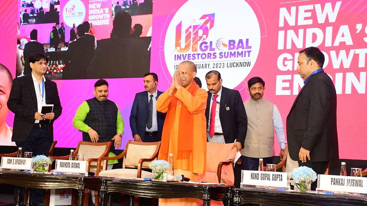 Over two dozen industrialists including Tata Sons, Adani, Godrej, Birla, Piramal, Vedanta, Parle, Hinduja, Lodha, and Ramki met the Chief Minister during his two-day visit to Mumbai to invite industrialists to join the $5 trillion vision of Prime Minister Narendra Modi. (Image: Twitter @myogioffice)