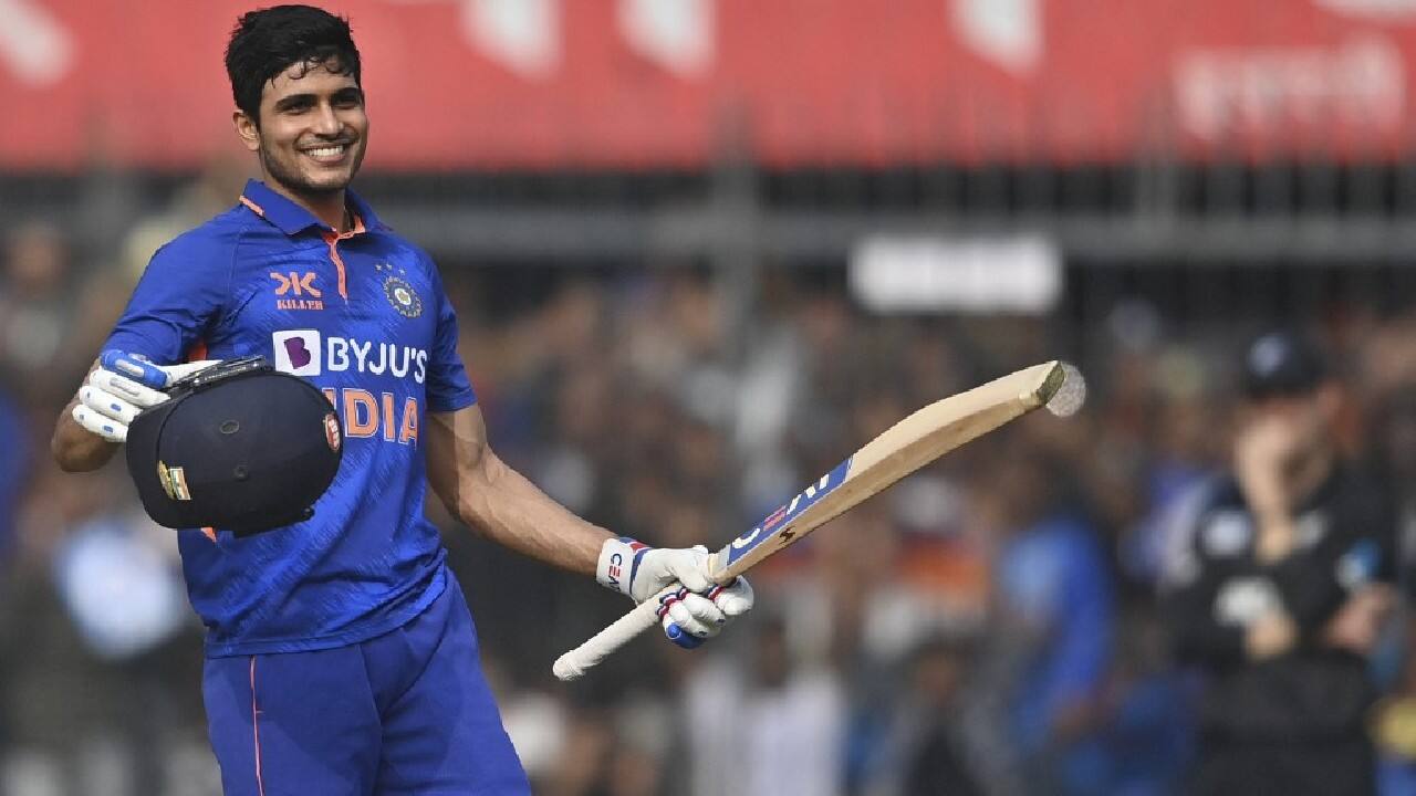But it all started with Gill smashing Lockie Ferguson for four fours and a six in a 22-run eighth over and Rohit joined the party with a few big hits over the fence. Gill recorded his third 100-plus score in his last four ODI innings, taking off his helmet and basking in applause from the stands when he reached the milestone. (Image: AFP) But it all started with Gill smashing Lockie Ferguson for four fours and a six in a 22-run eighth over and Rohit joined the party with a few big hits over the fence. Gill recorded his third 100-plus score in his last four ODI innings, taking off his helmet and basking in applause from the stands when he reached the milestone. (Image: AFP)