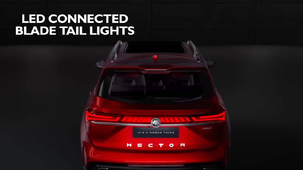 The Next-Gen Hector now has more than 75 connected features including 100 voice commands – included with the i-SMART tech – such as segment-first features such as touch-screen control for the sunroof, voice commands for ambient lights, navigation voice guidance in five Indian languages, 50+ Hinglish commands, and other helpful apps such as Park+ for parking discovery and booking and the Jio-Saavn App for music. (Video Grab: @MGMotorIn)