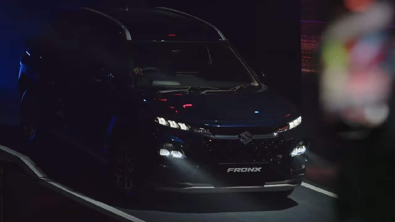 Conceptualized, designed and developed in India for young aspirational car buyers, FRONX pioneers a ‘Shape of New’ compact SUVs in the country. The sporty compact SUV FRONX will be offered in 6 single tone colour options. To further complement the exterior design, FRONX will also be available in 3 trendy dual-tone colours. (Maruti Suzuki Video Grab)