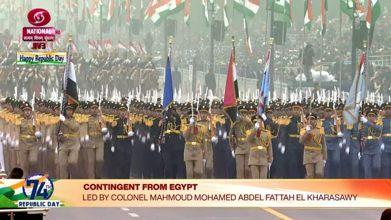 Republic Day 2023 Marching Contingents Showcased Indias Military Might At Kartavya Path 