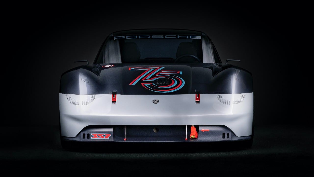 The Vision 357 will highlight the 75 years of Porsche “Driven by Dreams” at the Volkswagen Group's "DRIVE" Forum in Berlin, which opened with an exclusive evening event on January 25. The exhibition will be open to the public from January 27 and the Porsche Vision 357 will be on exhibit until mid-February. (Image: Porsche) The Vision 357 will highlight the 75 years of Porsche “Driven by Dreams” at the Volkswagen Group's "DRIVE" Forum in Berlin, which opened with an exclusive evening event on January 25. The exhibition will be open to the public from January 27 and the Porsche Vision 357 will be on exhibit until mid-February. (Image: Porsche)