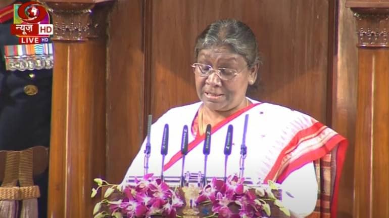 President Murmu said, “By 2047, we have to build a nation that will be connected to the pride of the past and which will have all the golden chapters of modernity. We have to build an India that will be 'aatmanirbhar' and capable to fulfill its humanitarian duties.” Here’s what the President said in his address. President Murmu said, “By 2047, we have to build a nation that will be connected to the pride of the past and which will have all the golden chapters of modernity. We have to build an India that will be 'aatmanirbhar' and capable to fulfill its humanitarian duties.” Here’s what the President said in his address.
