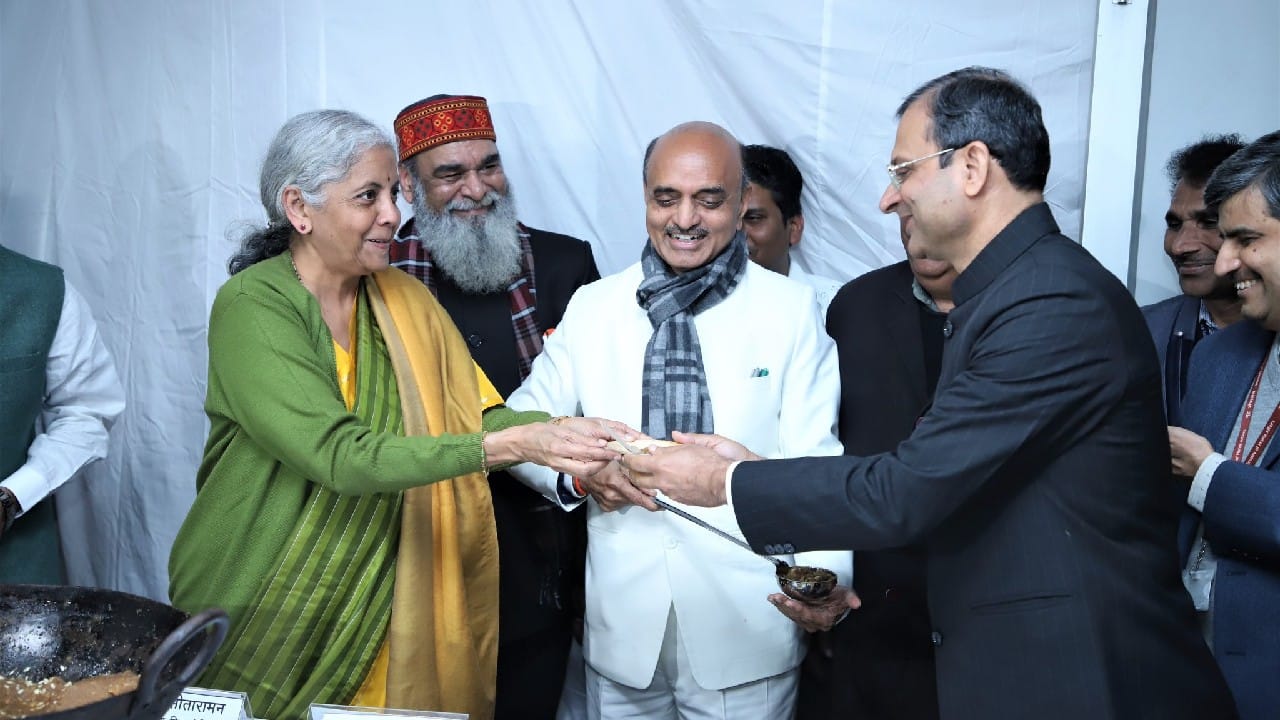 Budget 2023 In Pics Customary halwa Ceremony Held On Jan 26 Marks