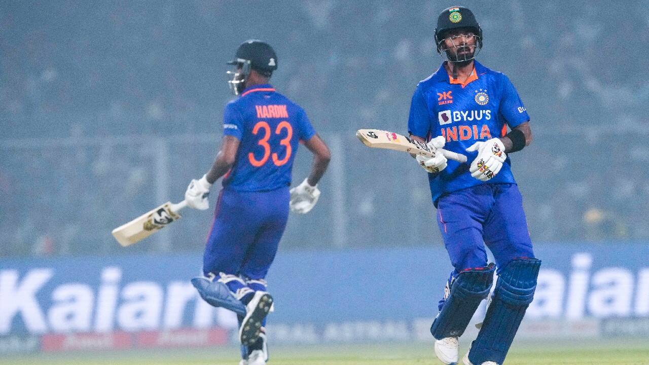 Rahul then built a partnership with Hardik Pandya (36) worth 75 runs for the fifth wicket. Despite Pandya’s dismissal, Rahul continued to hold the innings together, reaching his 11th half-century off 93 balls, including six fours. (Image: AP)
