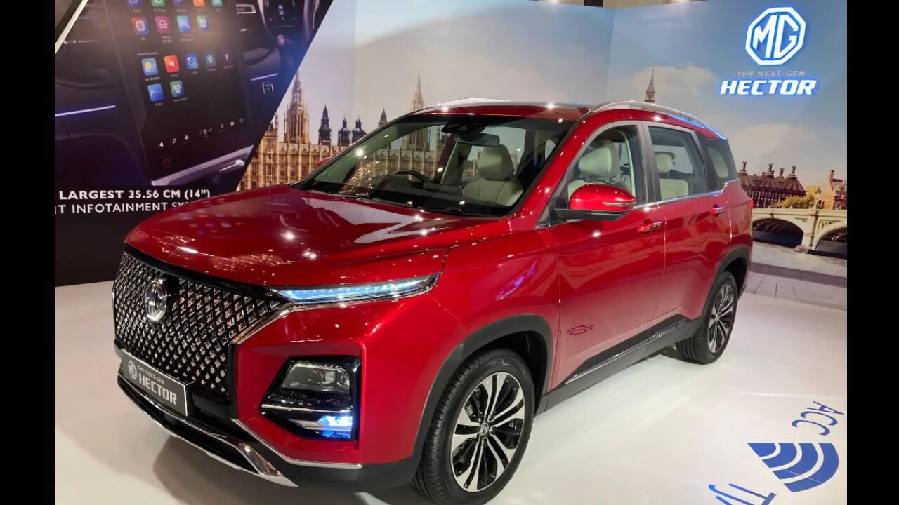 The Next-Gen Hector has key safety features such as 6 airbags, a 360-degree HD camera, Electronic Stability Program (ESP), Traction Control System (TCS), Hill Assist Control (HAC), all four-wheel disc brakes, a 3-point seat belt for all seats, electric parking brake (EPB), and front parking sensors. 