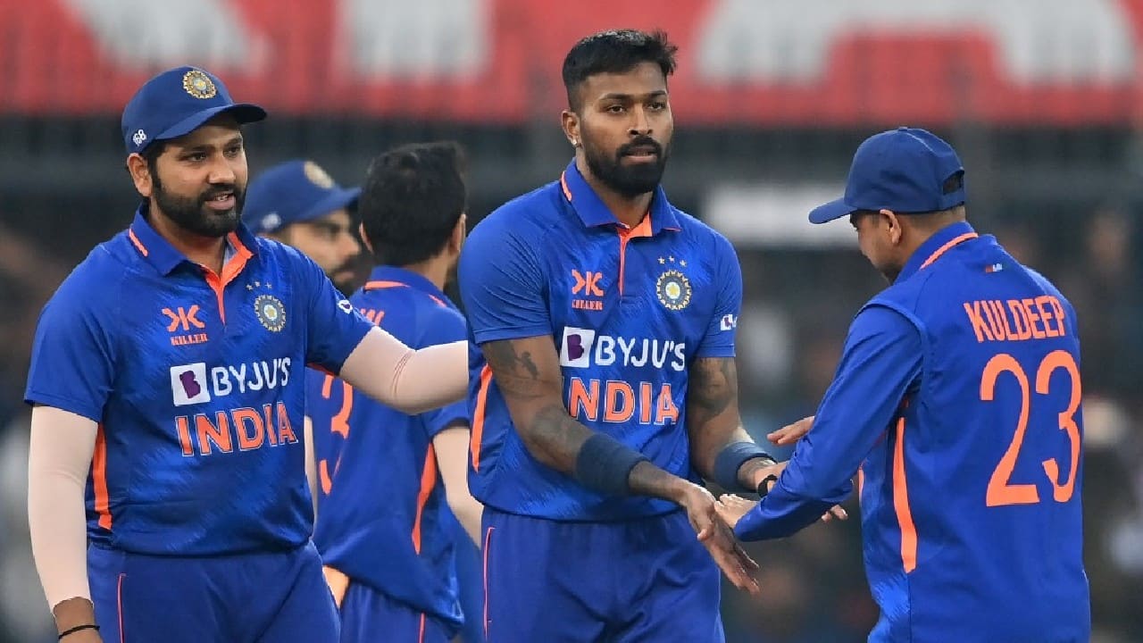 In reply, New Zealand lost Finn Allen on the second delivery of their chase after Pandya bowled the opener for nought. (Image: AFP) In reply, New Zealand lost Finn Allen on the second delivery of their chase after Pandya bowled the opener for nought. (Image: AFP)