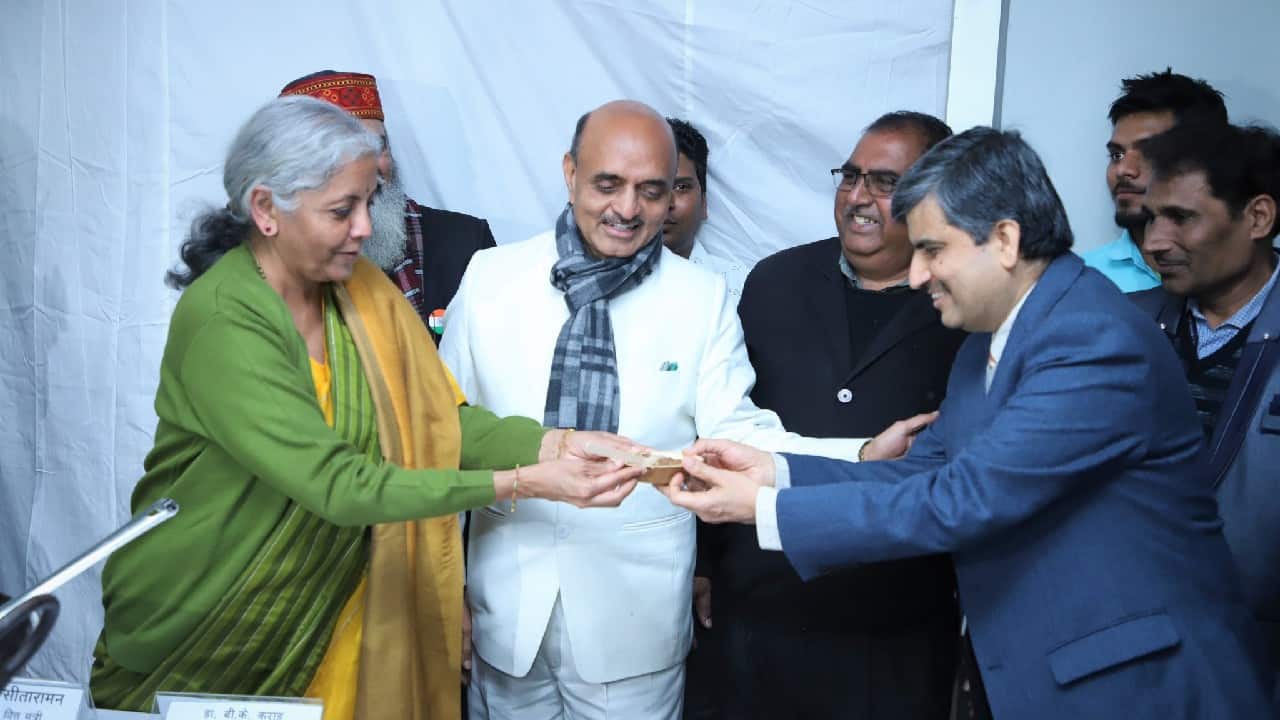 Budget 2023 In Pics Customary halwa Ceremony Held On Jan 26 Marks
