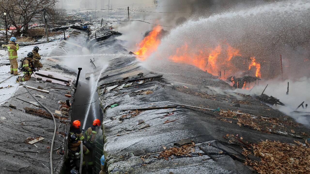 Kim Ah-reum, an official at the Gangnam district office, said around 500 residents evacuated to nearby facilities including a school gym. Officials were planning to move an unspecified number of people whose homes were destroyed or severely damaged to three hotels. “How could this happen on the Lunar New Year holidays?," 66-year-old village resident Kim Sung-han told The Associated Press, referring to one of the country's biggest annual holidays that starts on the weekend and continues through Tuesday. “I had to run out of home only in these clothes,” without being able to bring out anything else, Kim said. “I couldn't go to work ... when it's already so hard to live.” (Image: AP)