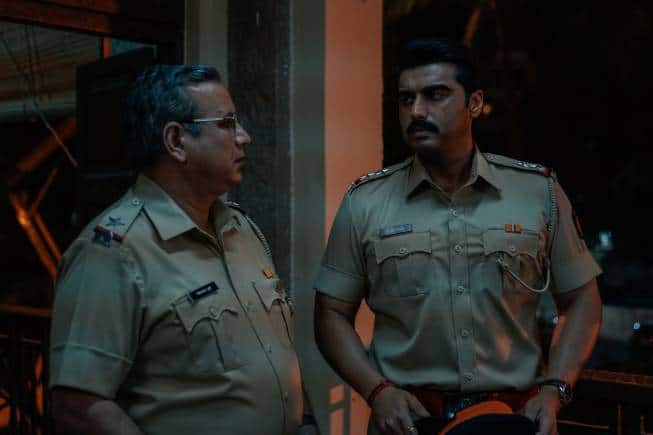 Kumud Mishra and Arjun Kapoor in 'Kuttey'.