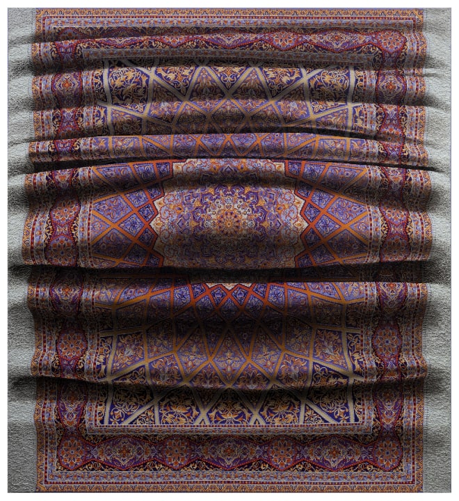 Antonio Santin. Desert spring, Year unknown. Oil on canvas.