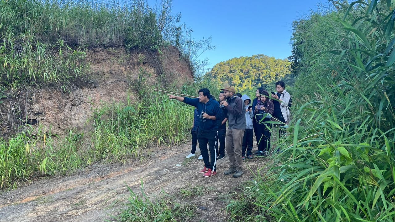 Birdwatchers at the first-ever TEBC in Nagaland. (Photo Credit: Lansothung Lotha)
