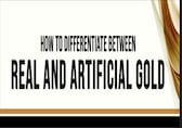 How to differentiate between real and artificial gold?
