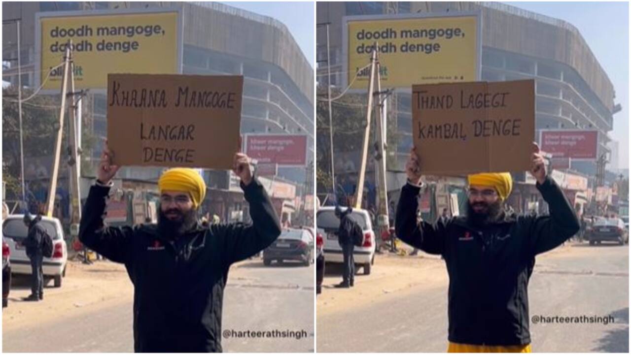Gurgaon man joins Zomato-Blinkit billboard collab with a special message, wins hearts