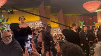 Rihanna congratulated Team RRR for their Golden Globes win (Image: chrissgardner/Twitter)