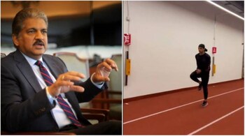 Anand Mahindra, however, was not the only one who lauded Neeraj Chopra for his athleticism. (Image credit: Screengrab from video shared by Anand Mahindra on Twitter)
