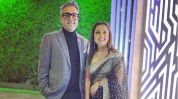 Ashneer and Madhuri Jain Grover met at a coaching class, the former BharatPe founder revealed in a podcast. (Image credit: Ashneer Grover/Instagram)