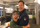 Elon Musk hugs YouTuber who waited outside Twitter HQ for months