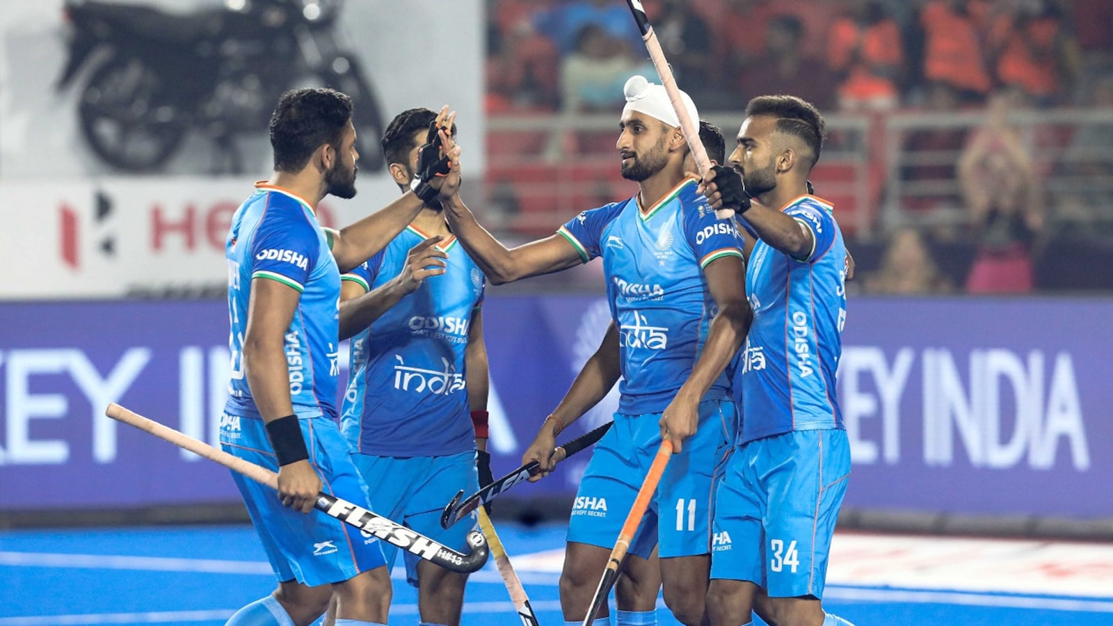 Where did Indian men's hockey team finish in FIH Pro League 2023?