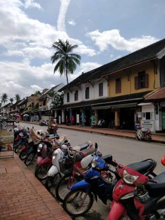 Take a stroll to see the French architecture on the buildings of Luang Prabang in Laos. (Photo: Kalpana Sunder)
