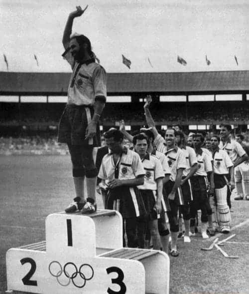 Indian hockey team's winning spree at the 1948 Olympics. (Photo: Twitter)