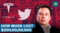 Elon Musk becomes 1st person ever to lose $200 billion, still 2nd richest man! | Why Musk lost billions