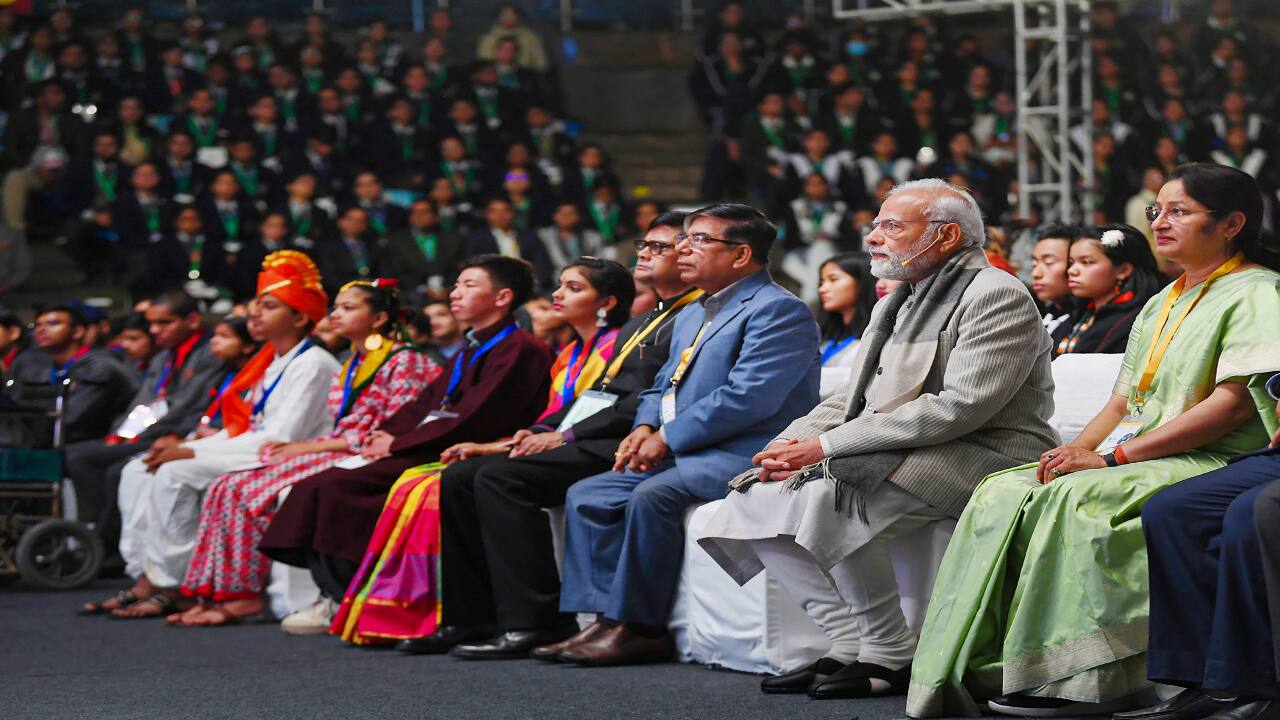My govt was considered full of 'average' people, India now shining in world: PM Modi