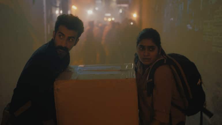 Roshan Mathew and Nimisha Sayajan appear in a still from 'Poacher' by Richie Mehta. (Photo: Johan Heurlin Aidt, courtesy of Sundance Institute)