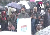 Rahul Gandhi's Bharat Jodo Yatra ends in Srinagar amid rain and snow