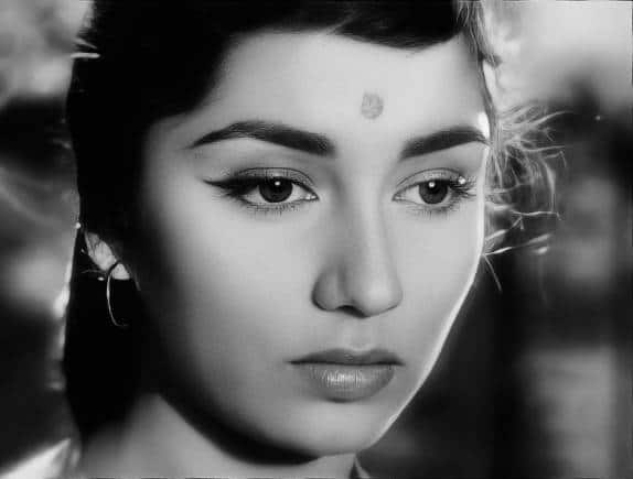Sadhana in Hum Dono (Photo: Producer Dev Anand via Wikimedia Commons)