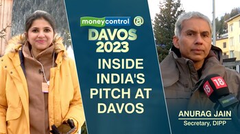 DPIIT Secretary Anurag Jain (Right) at Davos