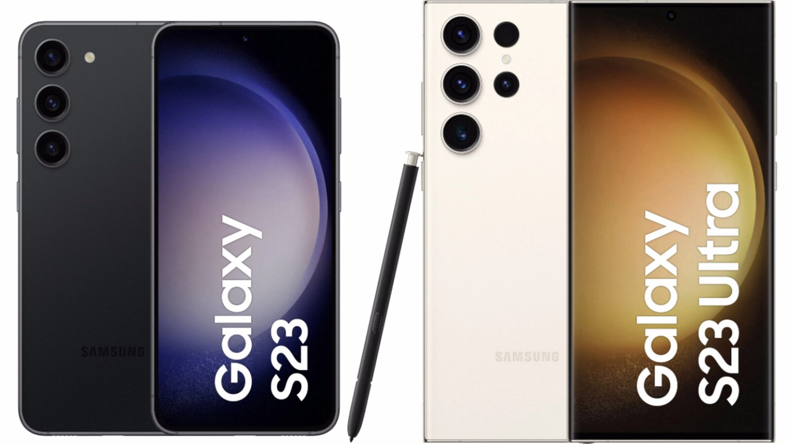 Samsung Galaxy S23, Samsung Galaxy S23+ & Samsung Galaxy S23 Ultra