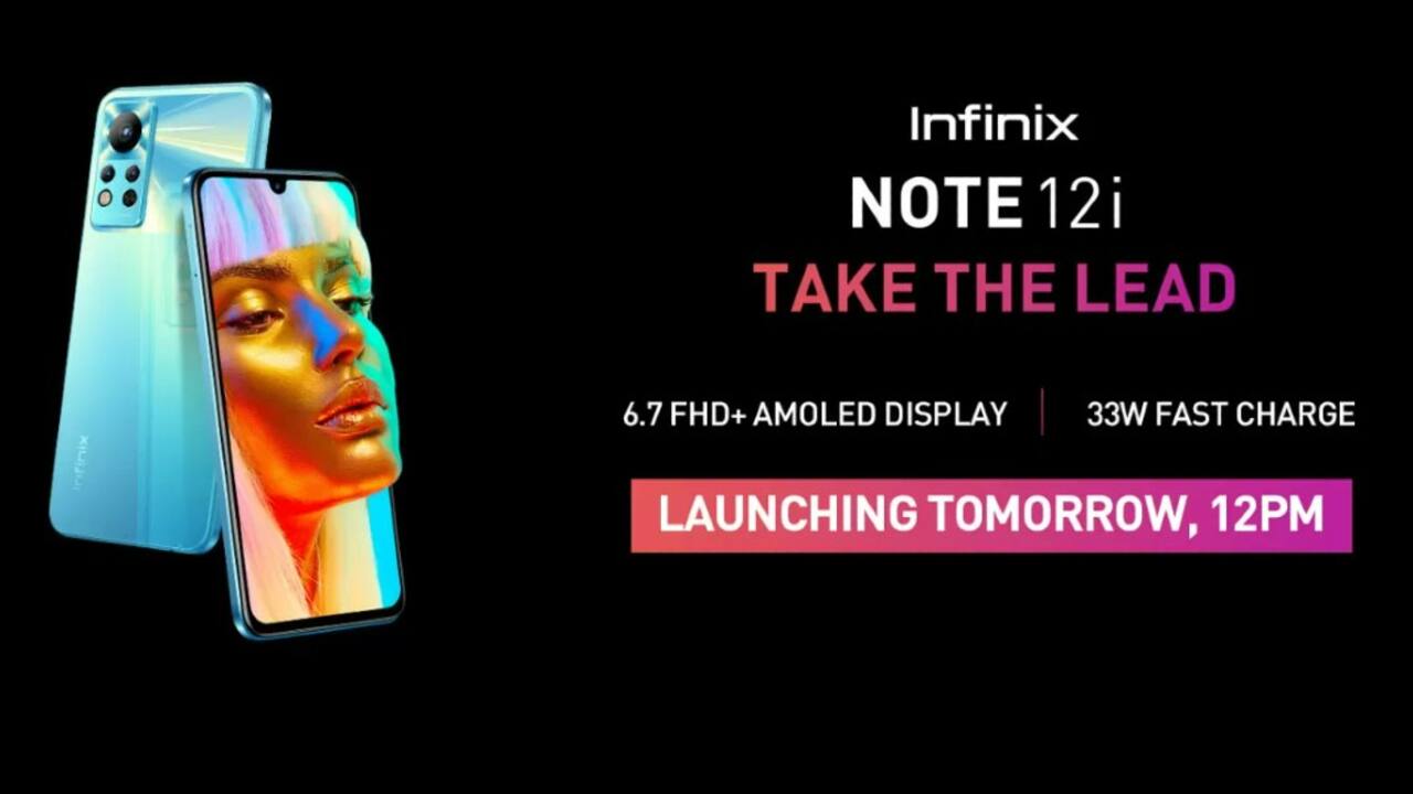 Infinix Note 12i (2022) price in India confirmed ahead of January 25 launch; full specs confirmed