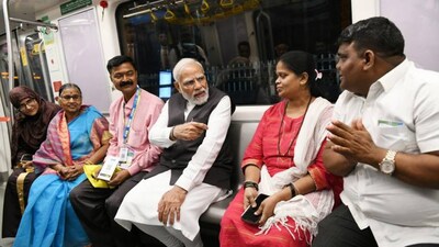 In Pics: PM Modi inaugurates Mumbai Metro Line 2A, 7, launches development projects worth Rs 38,800 crore