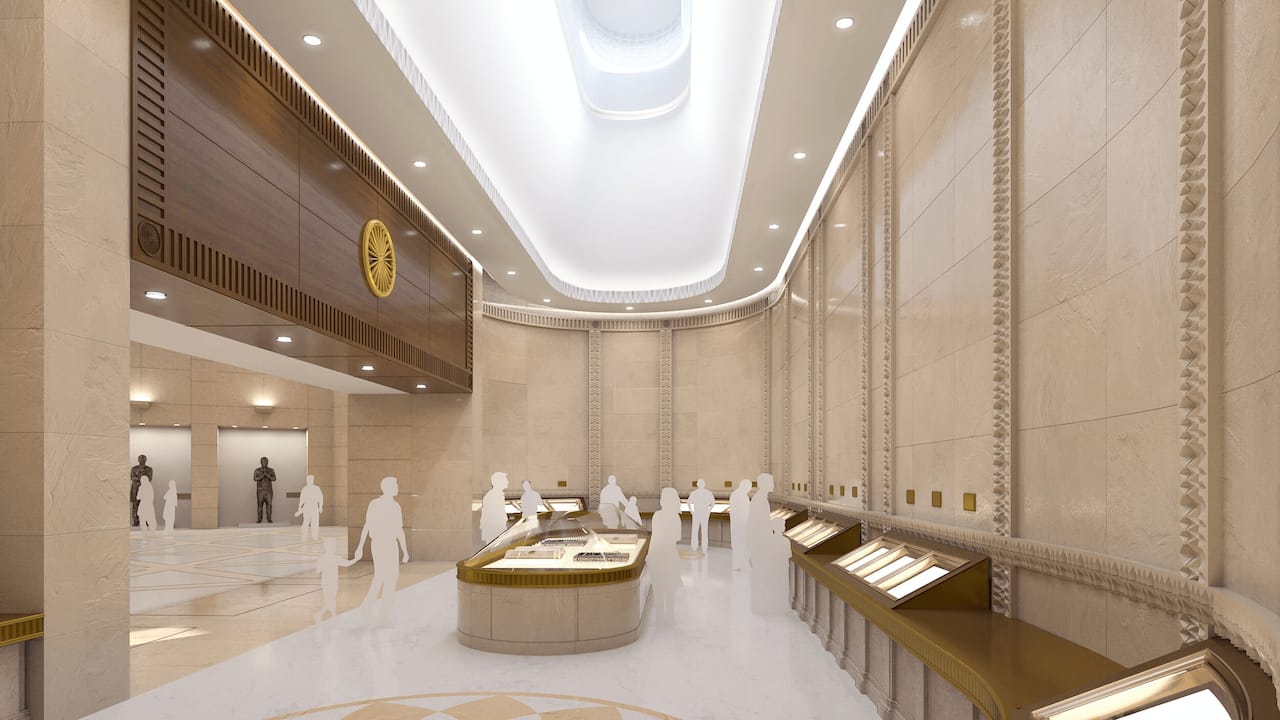The new Parliament building and the Central Vista renovation's responsibilities have been undertaken by the Union Housing and Urban Affairs Ministry (MoHUA). (State-of-the-Art Constitutional Hall)