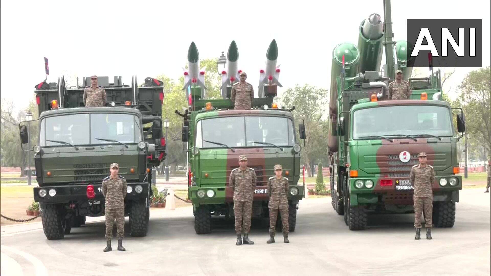 During the parade, the Indian armed forces will also showcase a Horse Show, Khukuri Dance, Gatka, Mallakhamb, Kalaripayattu, Thang-ta, Motorcycle Display, Air Warrior Drill, Navy Band and martial arts among others. (Image credit: ANI)