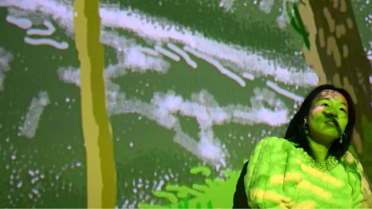 The 50-minute show uses virtual reality with immersive audio and visual techniques. Held in a single large space, the 360-degree projections feature some of his best known works as well as other rarely seen ones. (Source: AFP)