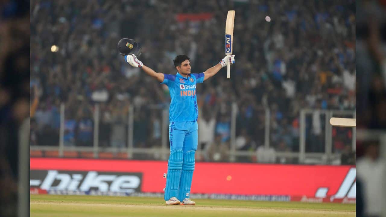 Shubman Gill recorded the highest Twenty20 score for an Indian batsman in a 168-run victory over New Zealand on February 1 to help India win the series 2-1. Gill scored 126 not out off 63 balls, including 12 fours and seven sixes, as India put up 234-4 (20 overs). In reply, New Zealand collapsed to 66 all out in 12.1 overs, its third-lowest T20 total. (Image: AP) Shubman Gill recorded the highest Twenty20 score for an Indian batsman in a 168-run victory over New Zealand on February 1 to help India win the series 2-1. Gill scored 126 not out off 63 balls, including 12 fours and seven sixes, as India put up 234-4 (20 overs). In reply, New Zealand collapsed to 66 all out in 12.1 overs, its third-lowest T20 total. (Image: AP)