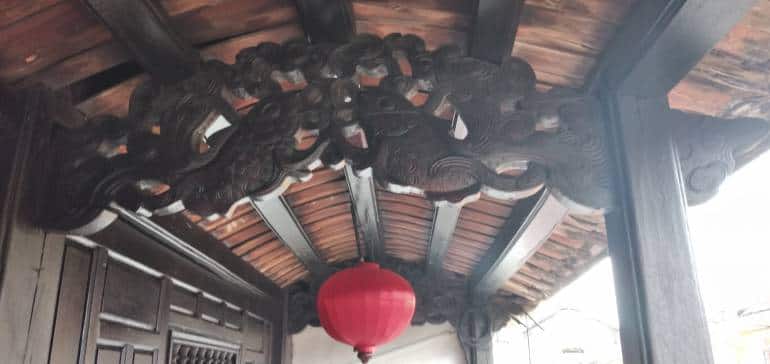 An interior roof of an ancient house in Hoi An, Vietnam. (Photo: Supriya Thanawala)
